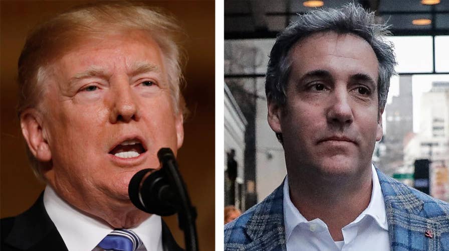 Trump reportedly told he's not a target in Cohen probe