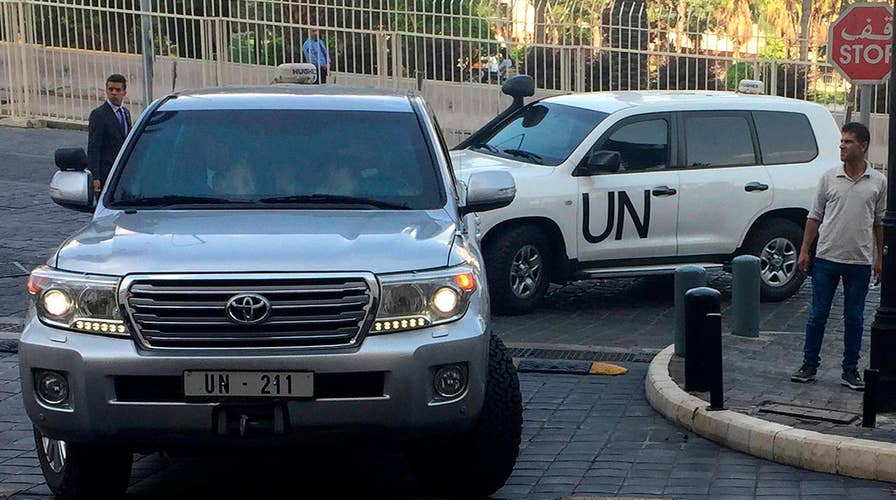 US claims Syrian regime cleaning chemical attack site