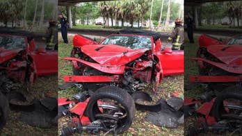 Driver survives terrifying 50-foot plunge off highway overpass