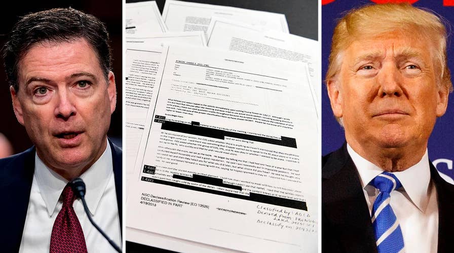 Comey memos on Trump meetings released
