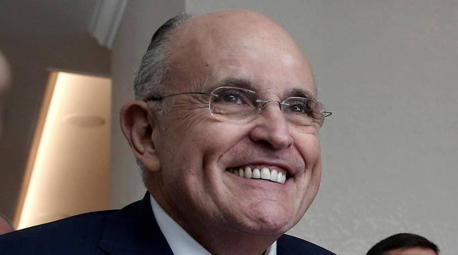 President Trump welcomes Rudy Giuliani to his legal team