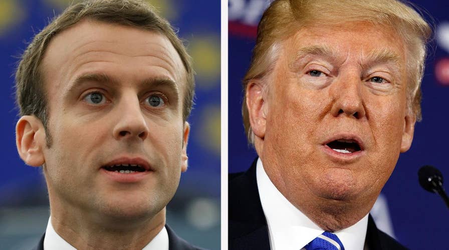 Macron on Trump's standing on the world stage