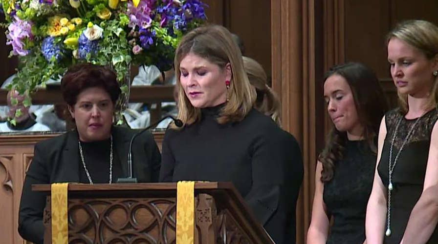 Barbara Bush's granddaughters read from Proverbs