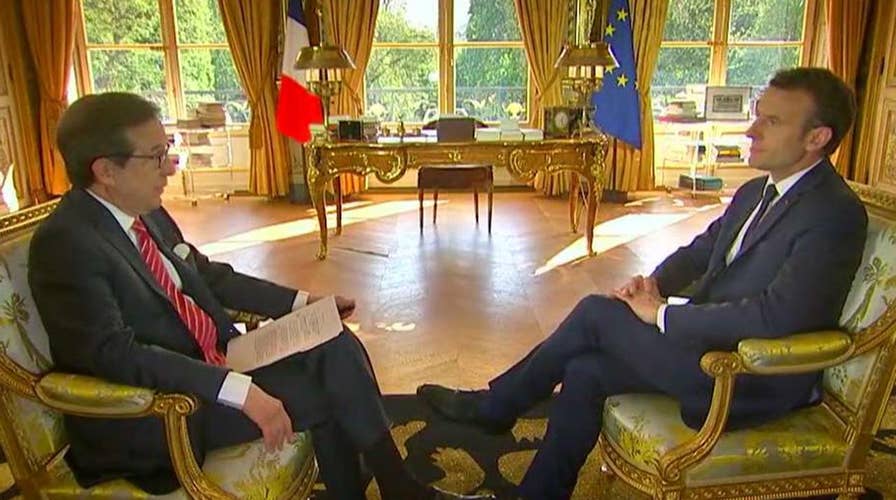 President Macron on relations with the US, Syria and Russia