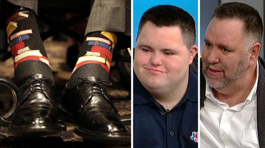 George H. W. Bush wore book socks to honor late wife