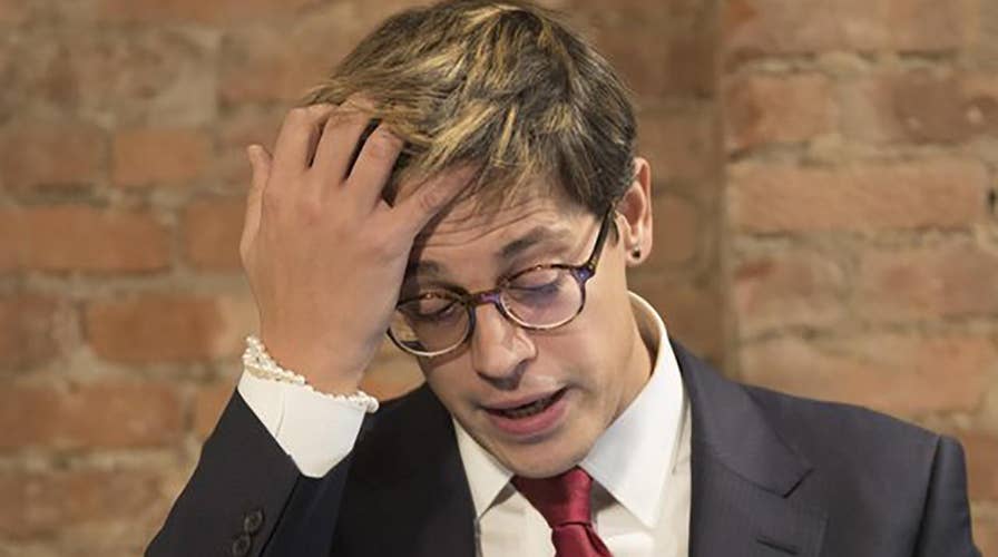 Milo Yiannopoulos driven out of bar by mob