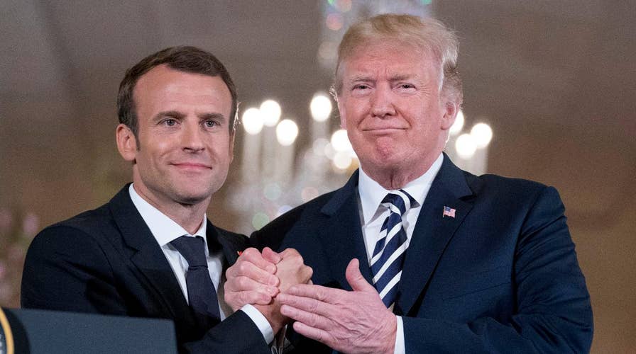 Macron pitches Trump on fixes to Iran nuclear deal