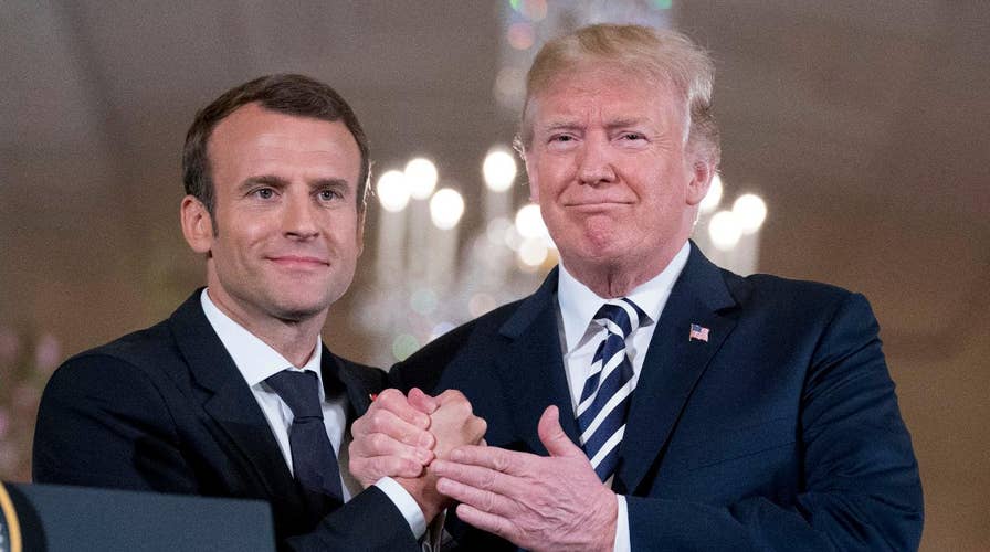 Macron pitches Trump on fixes to Iran nuclear deal