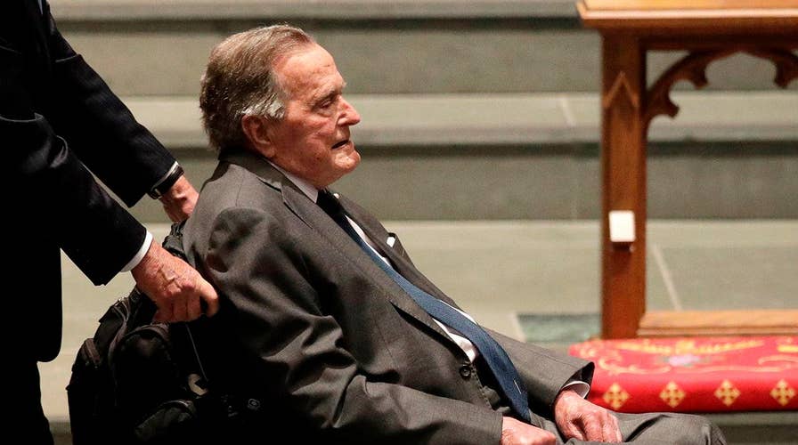 Former President George H.W. Bush on the mend