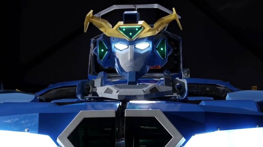 'Transformers'-like robot turns from humanoid into car