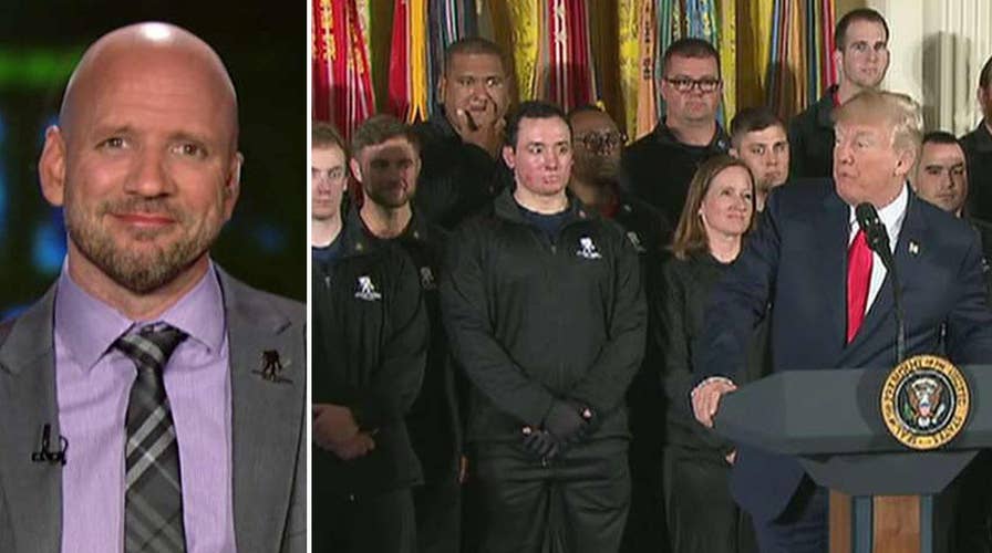 Iraq war veteran talks meeting with President Trump