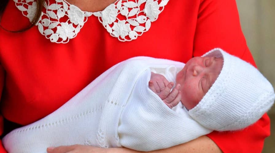 Prince William and Kate Middleton name the royal baby Louis