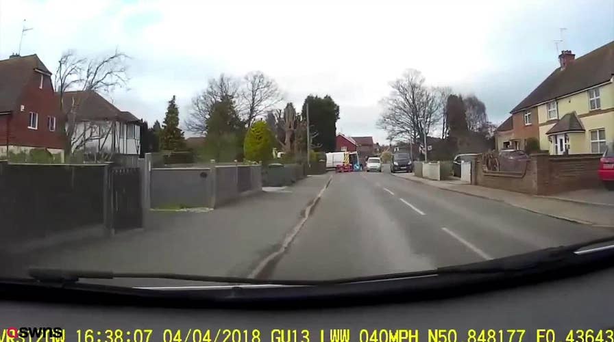 Caught on camera: Drunk driver slams into parked car