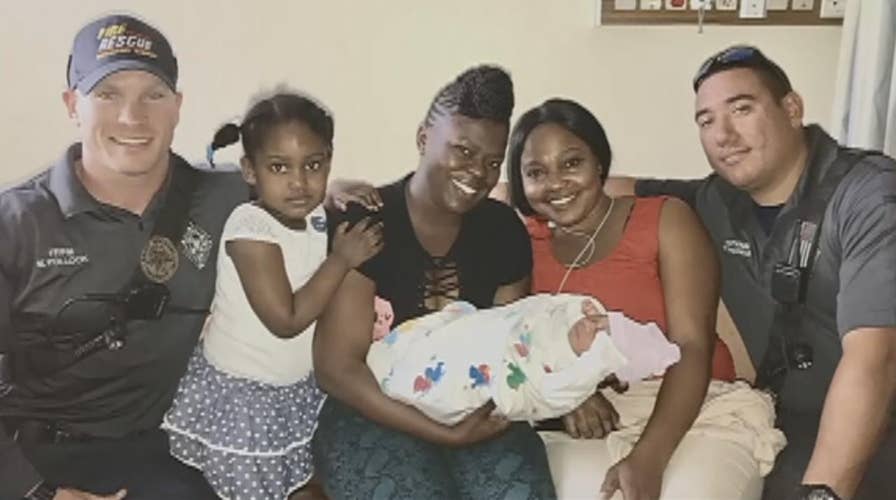 Firefighters help deliver baby