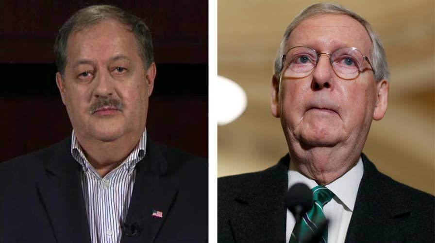 WV Senate candidate Blankenship addresses McConnell comments