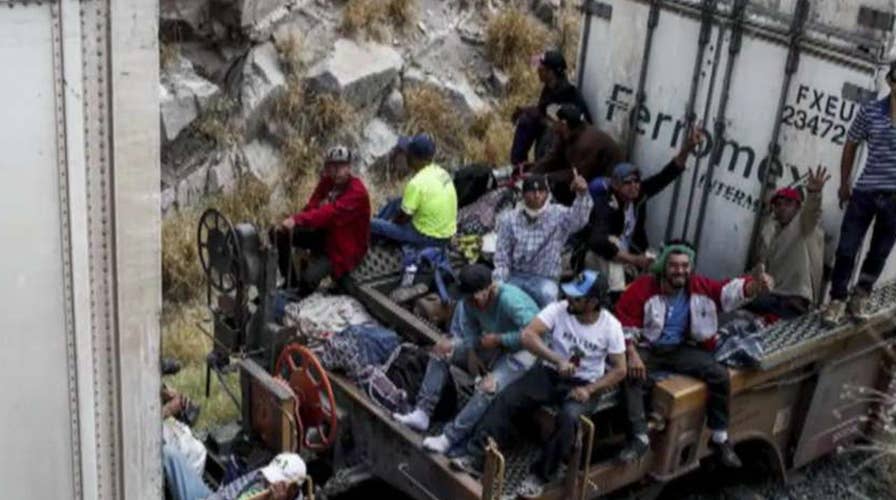 Migrant caravan prepares to cross into the United States