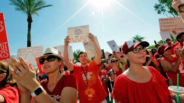 Arizona teachers strike enters second week