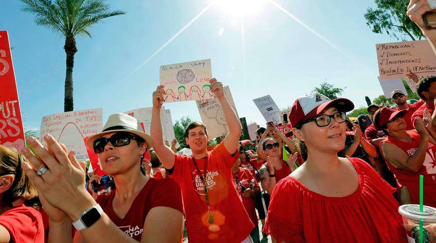 Arizona teachers strike enters second week