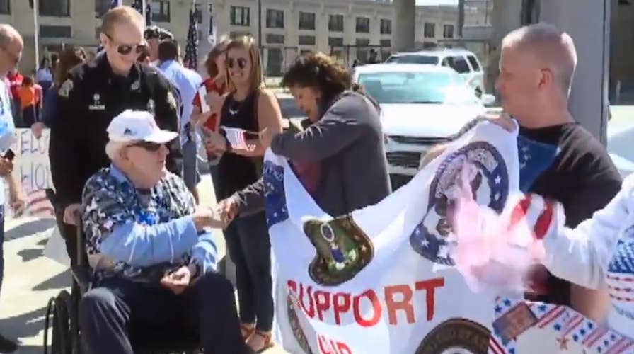 Veterans escorted to World War I Museum