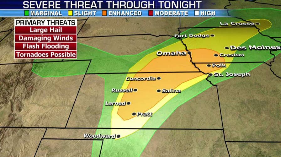 National forecast for Tuesday, May 1