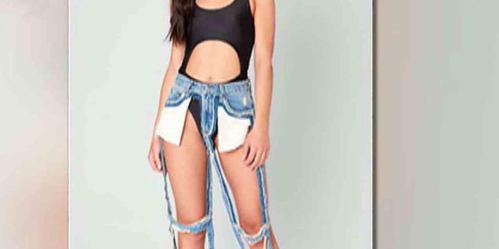 Extreme cut out sales jeans