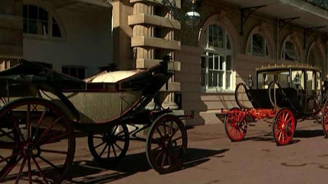 Royal wedding horses and carriages unveiled