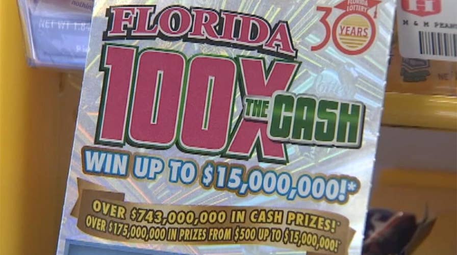 Florida man wins his second $1 million lottery prize