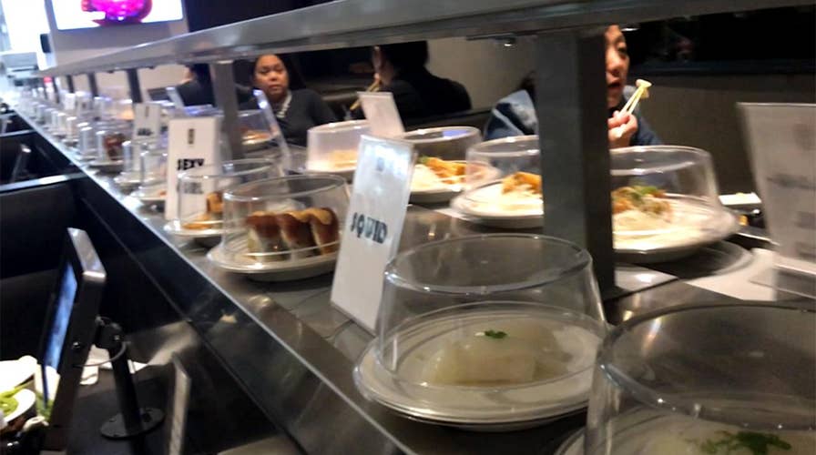 Conveyor belt restaurants rotating food nationwide