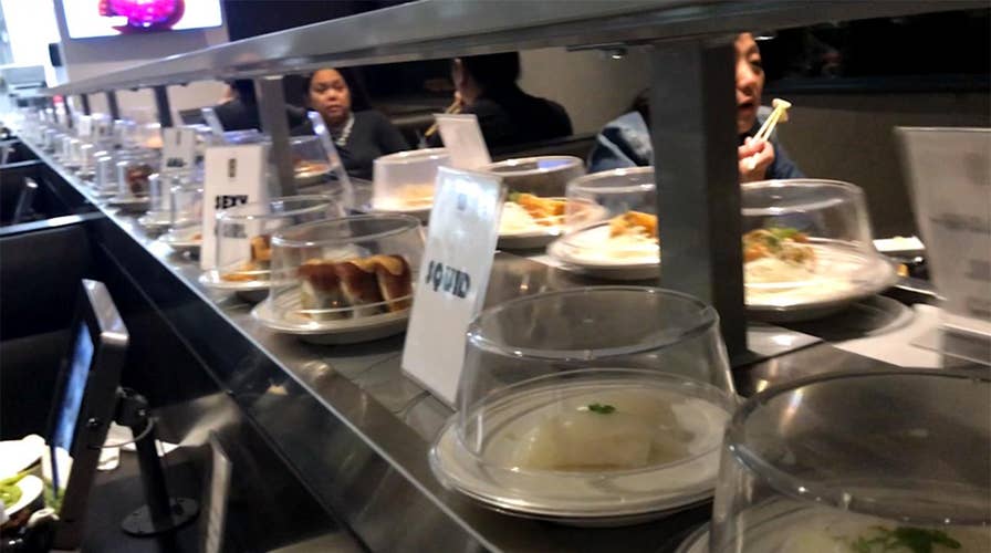 Conveyor belt restaurants rotating food nationwide