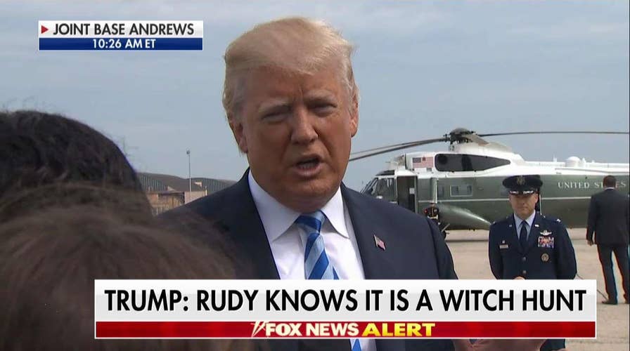 Trump: Media Only Wants to Talk About Russia 'Witch Hunt,' Stormy Daniels 'Crap'