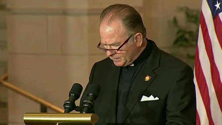 House chaplain Pat Conroy rescinds his resignation