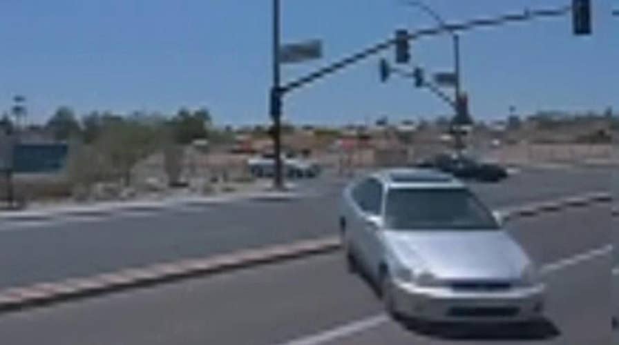 Car crashes into Waymo self-driving minivan