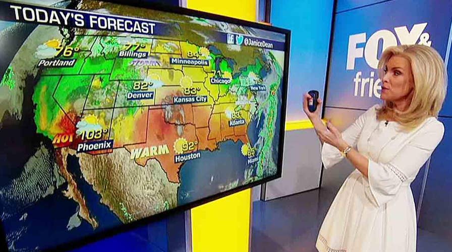 National forecast for Monday, May 7