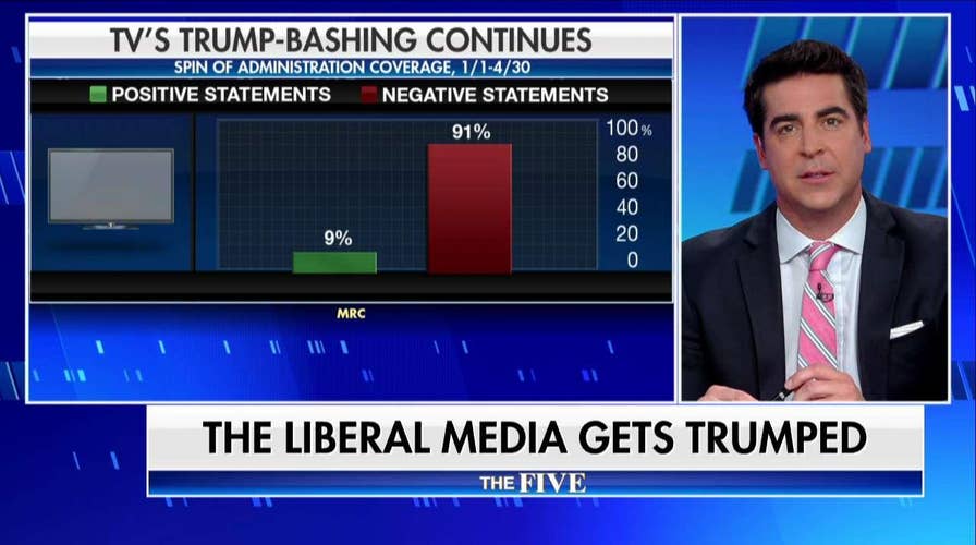 Trump's Approval Rises as Study Shows 91% Negative Coverage; 'The Five' Sound Off