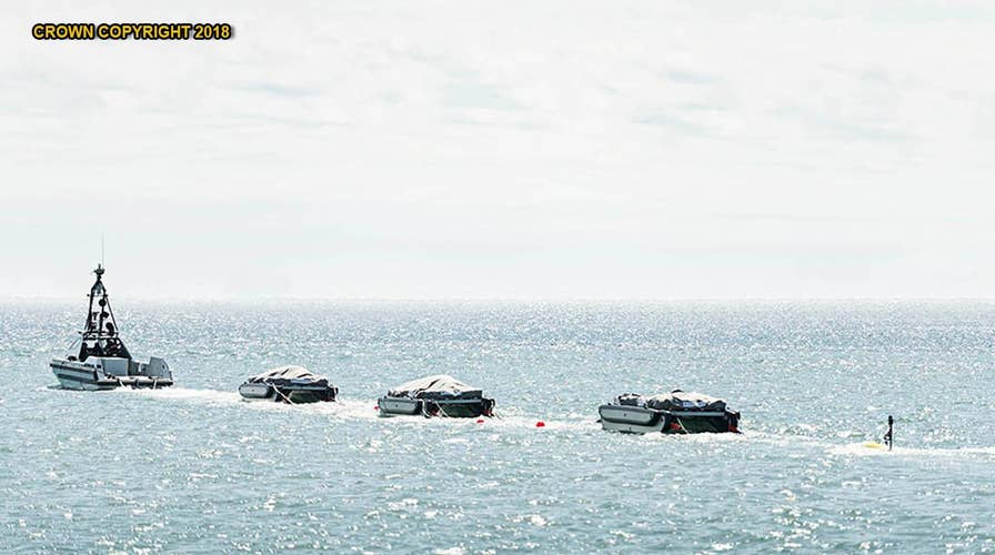 U.K.'s Royal Navy debuts new autonomous robot minesweeper