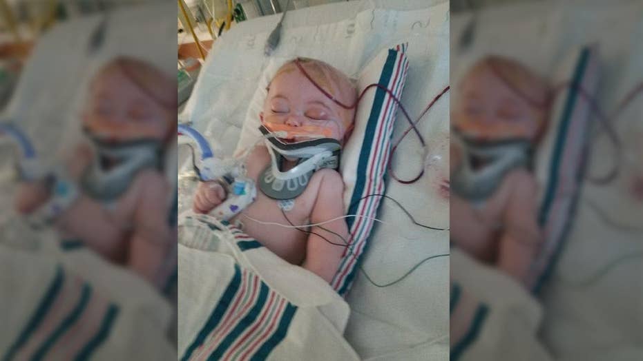 Arkansas mom warns parents after baby rolls off bed, bleeds half his