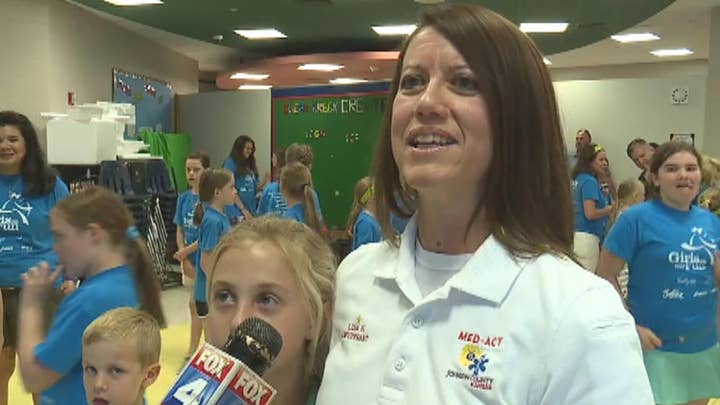 First responders treated to cupcakes