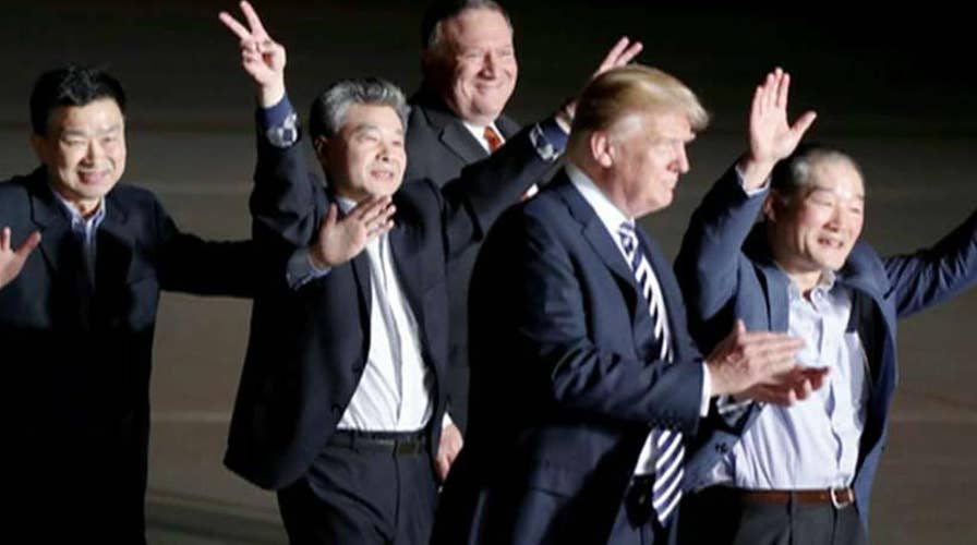 Freed hostages thank Trump for release