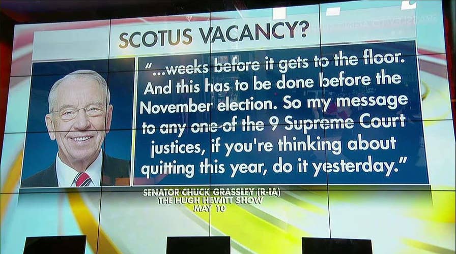 Grassley on Potential SCOTUS Retirements: Do It Now Before Midterms