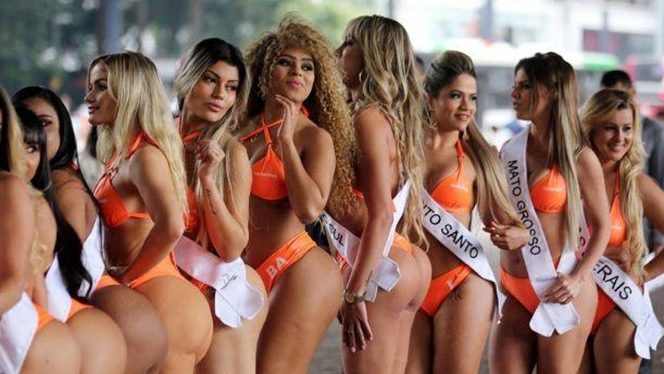 Shemale Beauty Pageant Nude - Miss Bumbum's first transgender contestants spark backlash ...