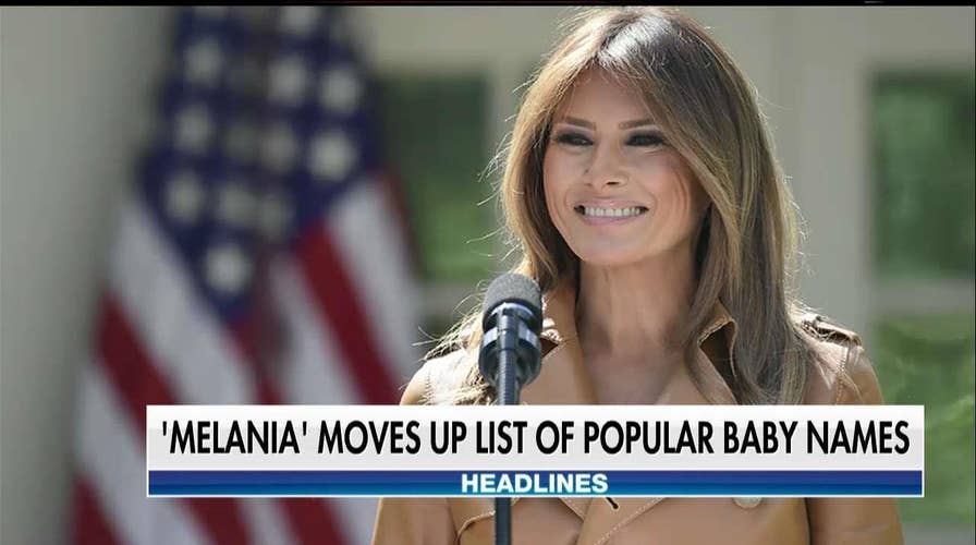 Melania Rises on List of Popular Baby Names
