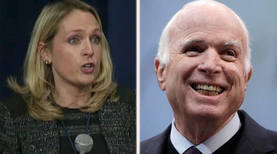 White House faces backlash over comment about McCain