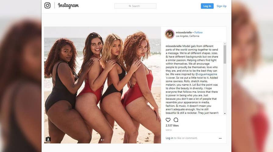 Plus size models recreate ‘diversity’ Vogue cover