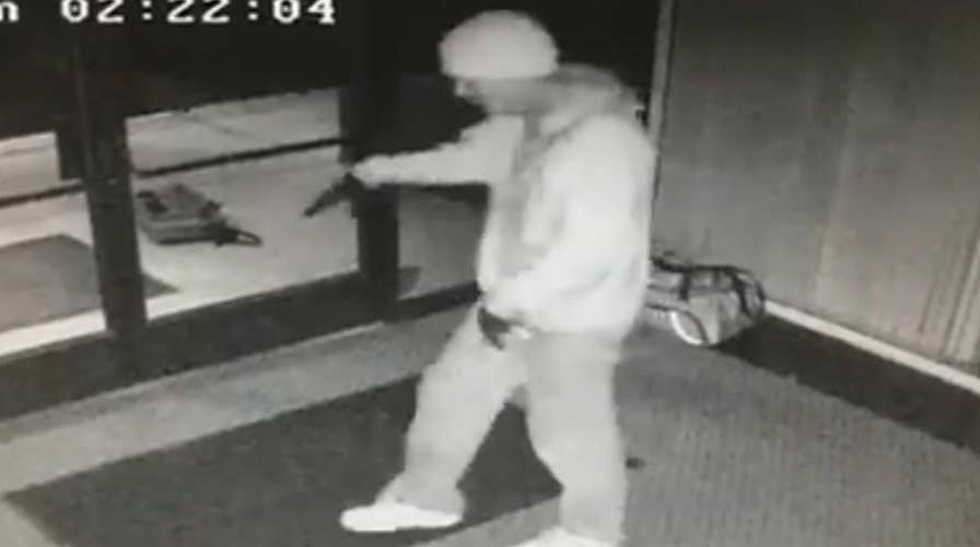 Breakdancing burglar caught on surveillance camera