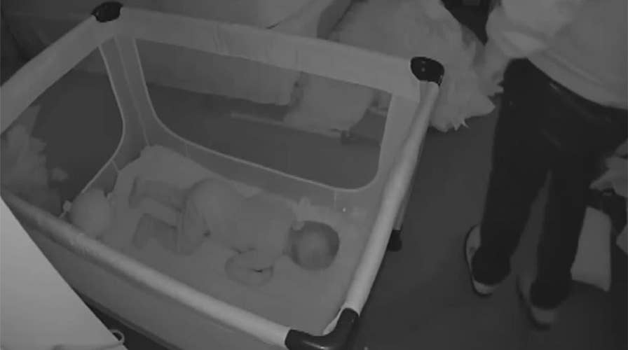 Nanny cam catches creepy intruder in home