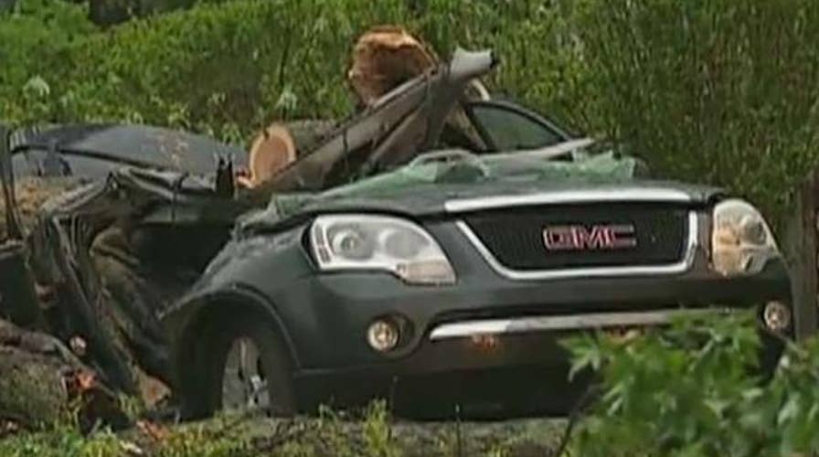 Powerful storms sweep Northeast