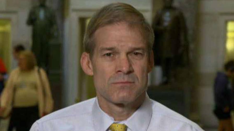 Rep. Jim Jordan urges Trump to help with DOJ stonewalling