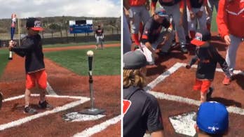 Colorado brain cancer patient, 4, hits home run during college baseball game