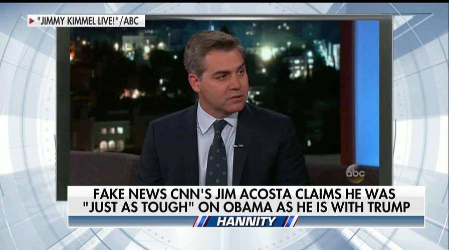 CNN's Acosta: 'I Was Just as Tough' on Obama as I Am on Trump