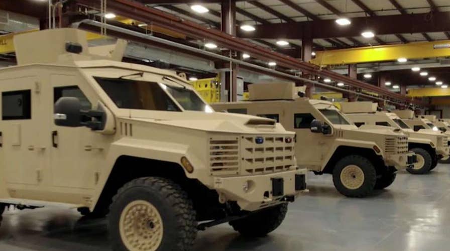 Manufacturer defends police use of military-style equipment